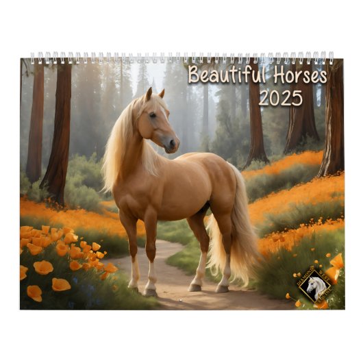Beau Horses 2025 Calendrier mural (Protection)