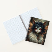 Beau Imaginaire Chat Fairy Art Carnet (Intérieur)