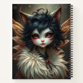 Beau Imaginaire Chat Fairy Art Carnet (Dos)