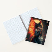Beau Imaginaire Chat Fairy Art Carnet (Intérieur)