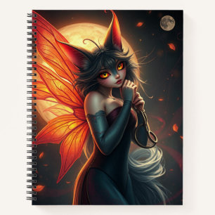 Beau Imaginaire Chat Fairy Art Carnet