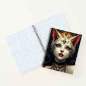 Beau Imaginaire Chat Fairy Art Carnet (Intérieur)