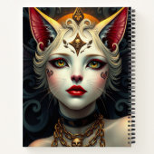 Beau Imaginaire Chat Fairy Art Carnet (Dos)
