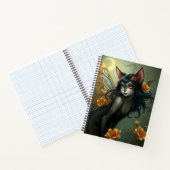 Beau Imaginaire Chat Fairy Art Carnet (Intérieur)