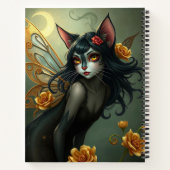 Beau Imaginaire Chat Fairy Art Carnet (Dos)