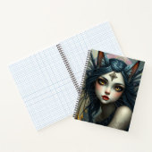 Beau Imaginaire Chat Fairy Art Carnet (Intérieur)