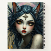 Beau Imaginaire Chat Fairy Art Carnet (Dos)