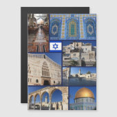 Beau Israël, carte magnétique (Devant / Derrière)