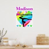 BEAU J'ADORE GYMNASTIQUE POSTER PERSONNALISÉ (Cuisine)