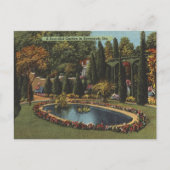 Beau Jardin à Savannah GA Cartes postales (Devant)