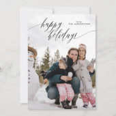 Beau Joyeux Carte photo de vacances (Devant)