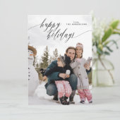 Beau Joyeux Carte photo de vacances (Debout devant)