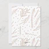 Beau Joyeux Carte photo de vacances (Dos)