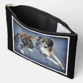 Beau Labradoodle Print Cut Sac à coudre (Ouvrir)