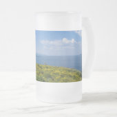 Beau Lac de Yellowstone Frosted Glass Beer Mug (Devant droit)