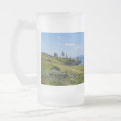 Beau Lac de Yellowstone Frosted Glass Beer Mug (Gauche)