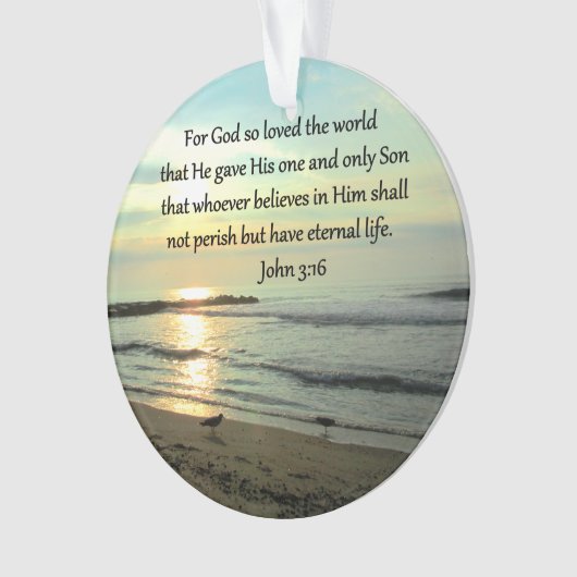 BEAU LEVER DE LEVER JOHN 3:16 DESIGN (devant)