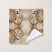 Beau Lion sauvage (Gant de toilette)