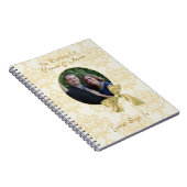 Beau livre d'invité fait sur commande de mariage (Côté Droit)