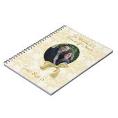Beau livre d'invité fait sur commande de mariage (Côté gauche)