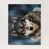Beau loup en hiver, Jigsaw Puzzle (Vertical)