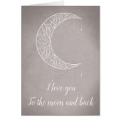 Beau Mandala Crescent Moon Design Motif (Devant)