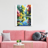 Beau marais toile d'été Mur Art (Insitu(Salon))