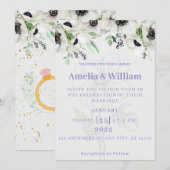 Beau Mariage de carte 2025 (Devant / Derrière)