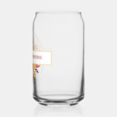 Beau Mariage de Monogramme Jaune Doré (Gauche)