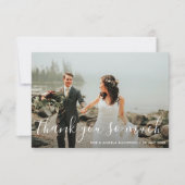 beau mariage de script merci photo (Devant)