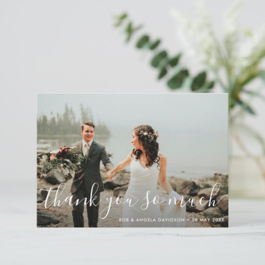 beau mariage de script merci photo (Debout devant)