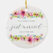 Beau Mariage marié| Ornement céramique (Dos)