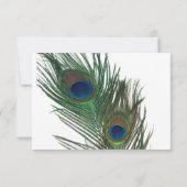 Beau Mariage Peacock Blanc RSVP (Dos)
