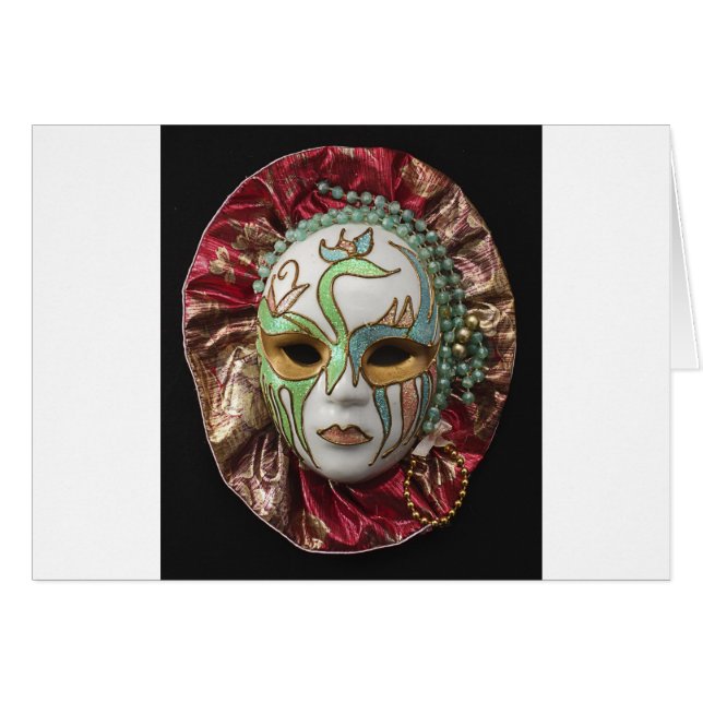 Beau Masque de Carnaval de Fille (Devant horizontal)