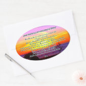 Beau Matin Sticker de prière du père céleste (Enveloppe)