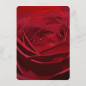 Beau menu Mariage Rose Rouge (Dos)