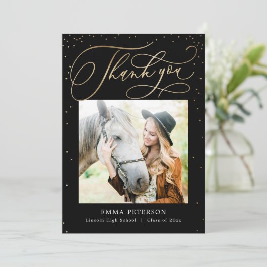 Beau Merci de graduation en COULEUR ÉDITABLE (Debout devant)