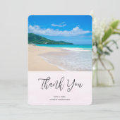 Beau Merci de plage Destination Tropicale (Debout devant)