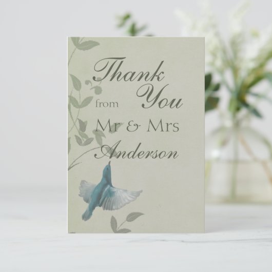 Beau Merci d'oiseaux bleus (Debout devant)