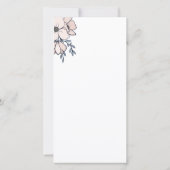 Beau Merci Mariage Blush & Blue Flowers (Dos)