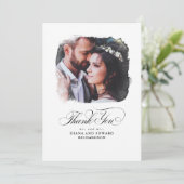 Beau Merci Mariage romantique Photo (Debout devant)