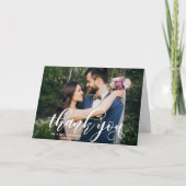 Beau Merci moderne de photo de mariage de (Devant)