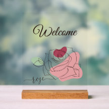 Beau minimaliste Rose