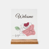 Beau minimaliste Rose (Recto)