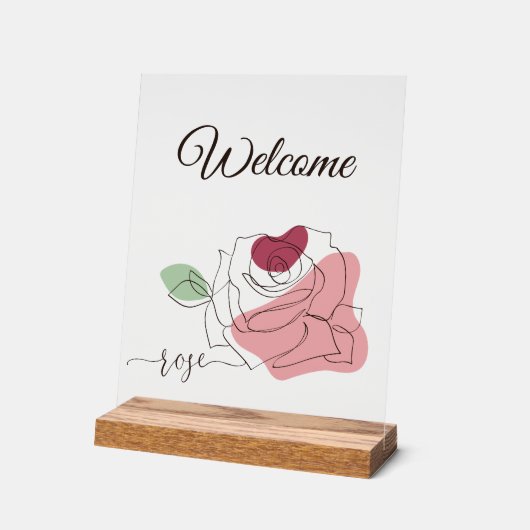 Beau minimaliste Rose (Angle)