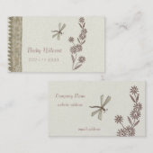 Beau modèle de carte de visite de regard de (Devant / Derrière)