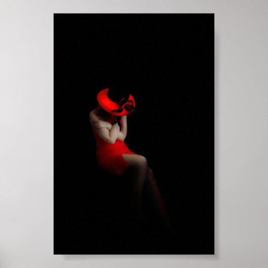 BEAU MODÈLE EN ROUGE POSTER (Devant)