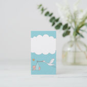 beau modèle mignon abstrait de carte de visite (Debout devant)