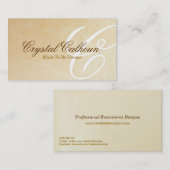 Beau modèle orange de carte de visite de (Devant / Derrière)