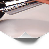 Beau Modèle Poster Avec Un Kawasaki Classique Z1 (Coin)